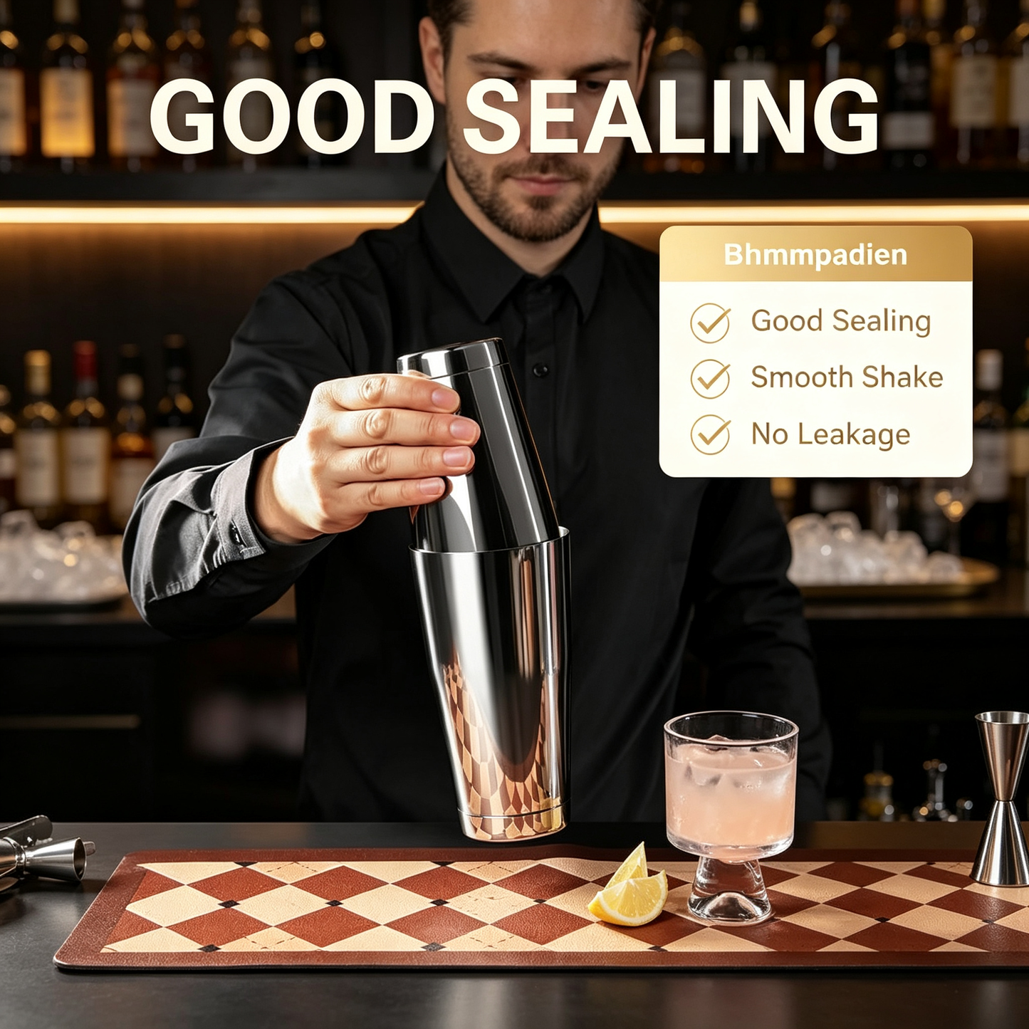 Stainless Steel Cocktail Shaker Set