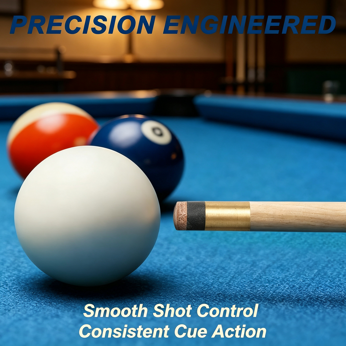 58 Inch Wooden Pool Cue Set