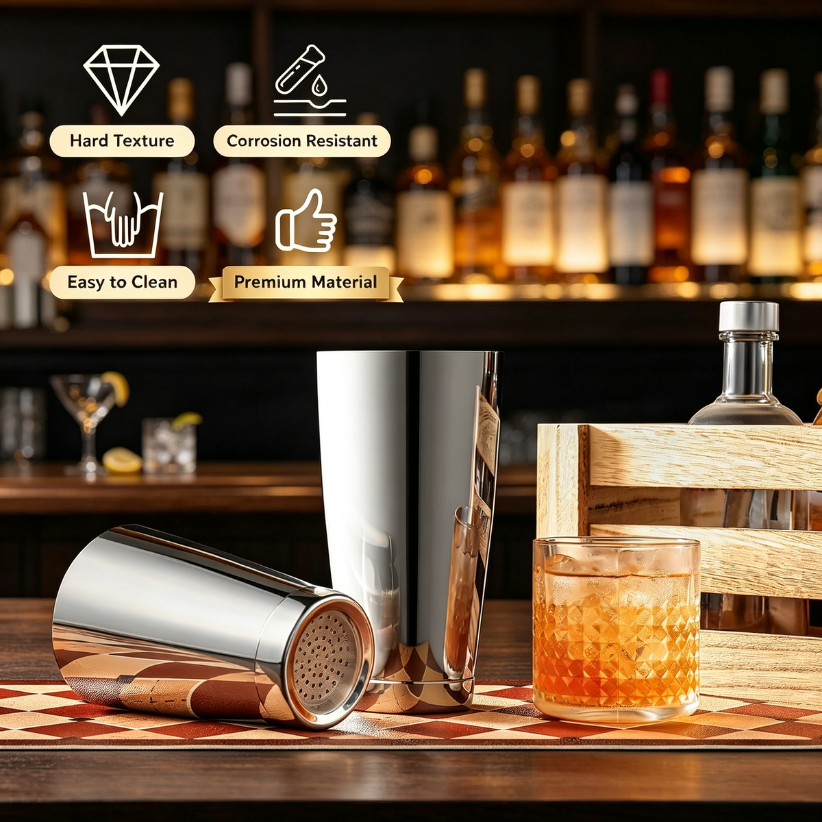 Stainless Steel Cocktail Shaker Set