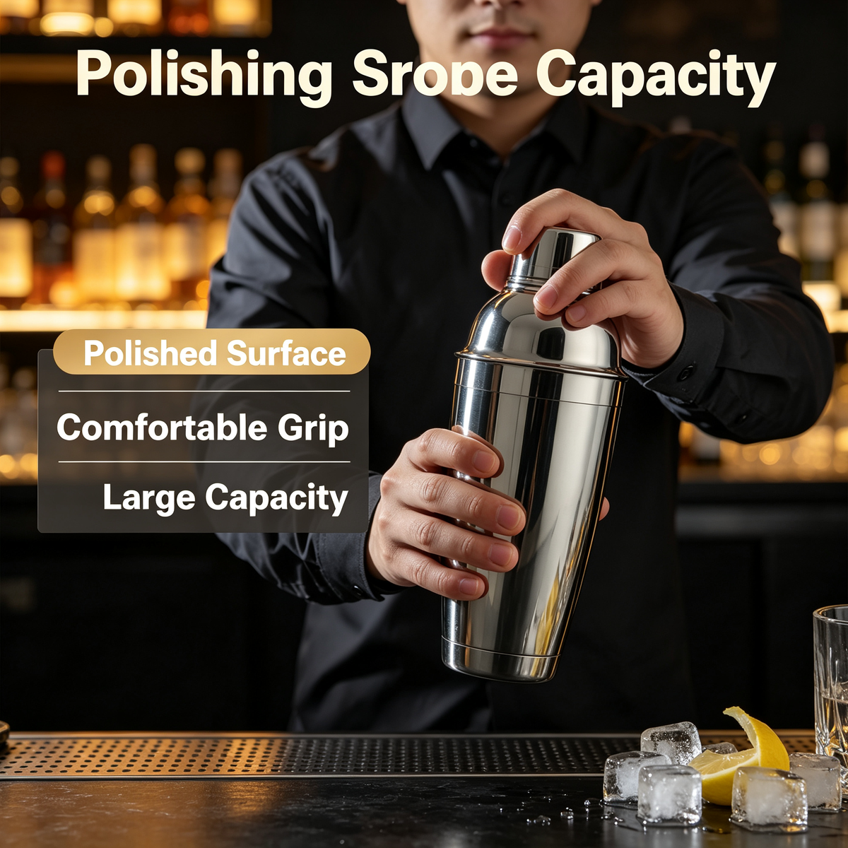 Stainless Steel Cocktail Shaker Set