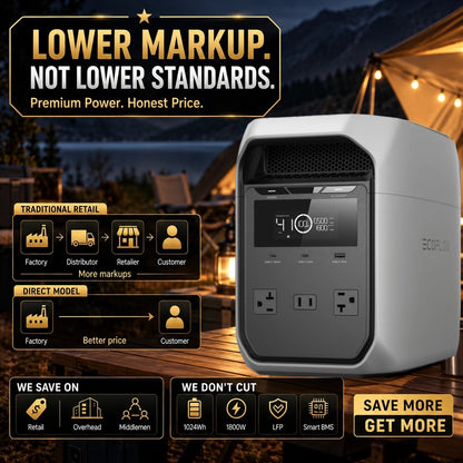 Large Capacity + Fast Charging = Endless Power, Anywhere, Anytime